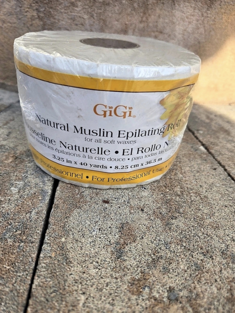 GiGi Natural Muslin Epilating Roll NWT